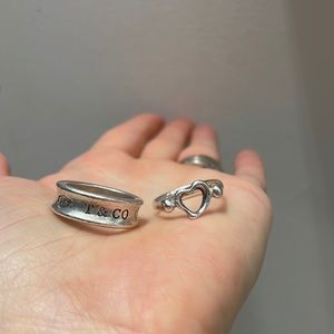 Bundle of Tiffany & Co Rings. 2 rings